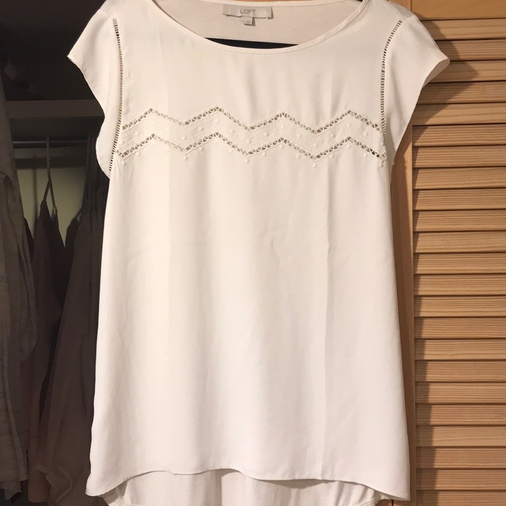 Cream top from loft